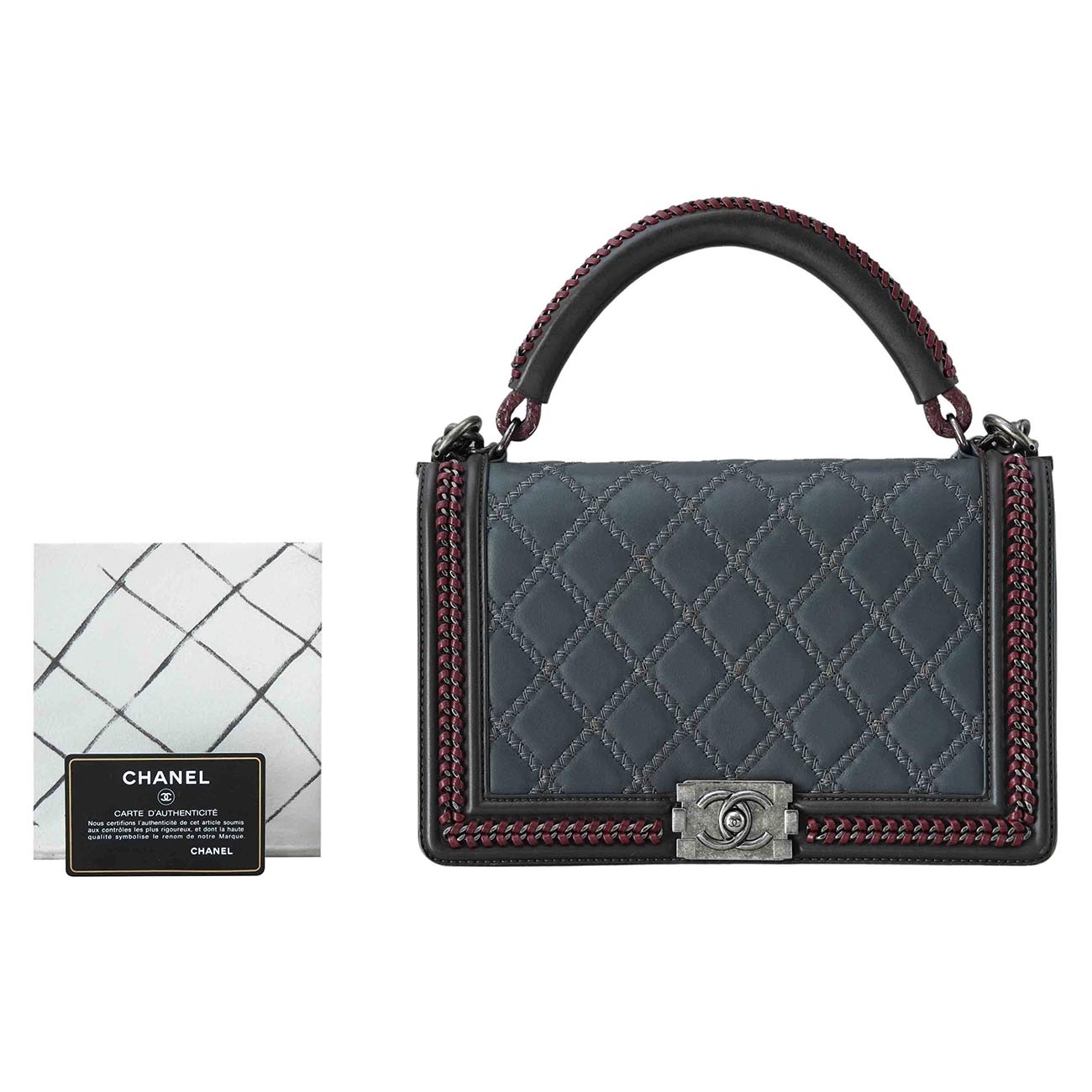 CHANEL(USED)샤넬 시즌 와일드 스티치 보이샤넬 숄더백